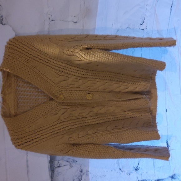 Antique 1970s hand knitted cardigan - Picture 1 of 2